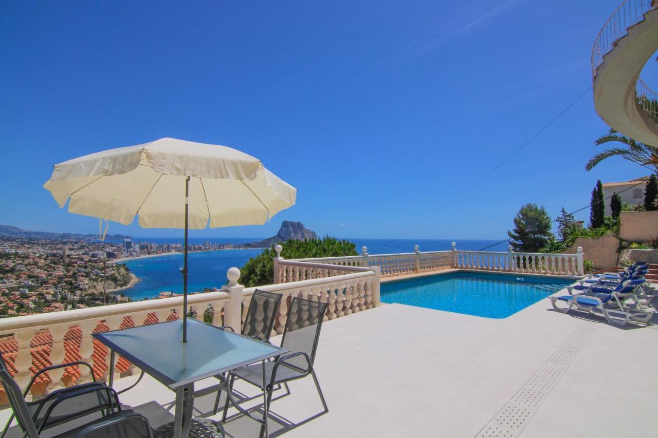 Villa Con Piscina Y Vistas Al Mar - Mar 27 H 칼페 외부 사진