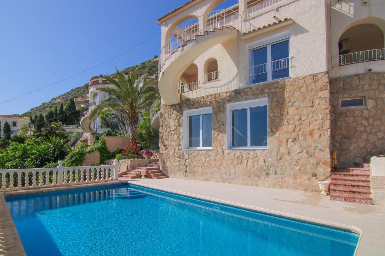 Villa Con Piscina Y Vistas Al Mar - Mar 27 H 칼페 외부 사진