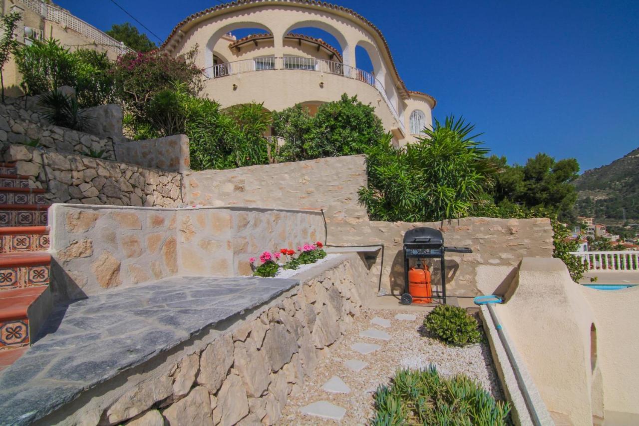 Villa Con Piscina Y Vistas Al Mar - Mar 27 H 칼페 외부 사진