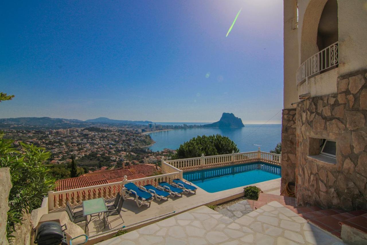 Villa Con Piscina Y Vistas Al Mar - Mar 27 H 칼페 외부 사진